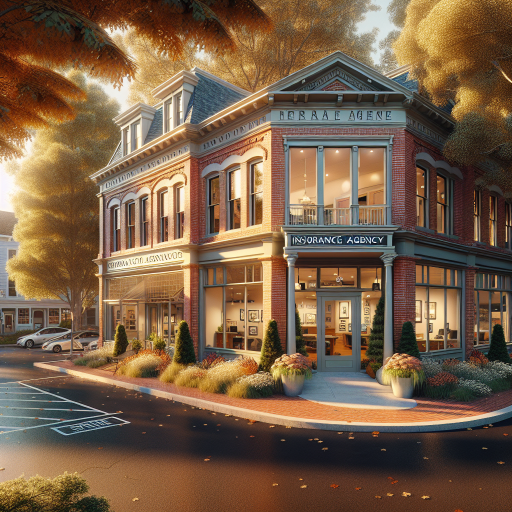 Professional insurance office located in New England